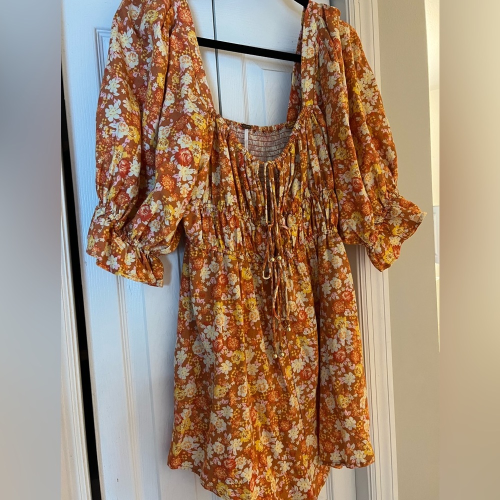 Free People Floral Romper